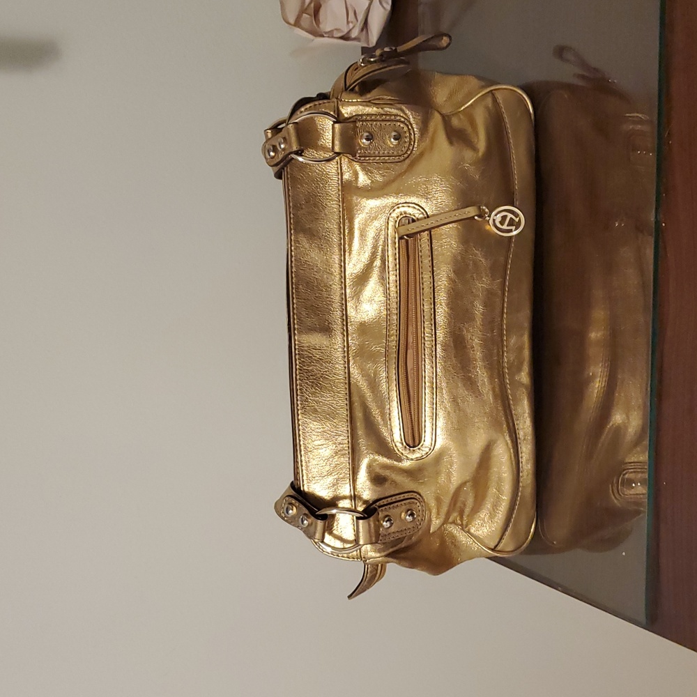 Gold Designer Women's Handbag